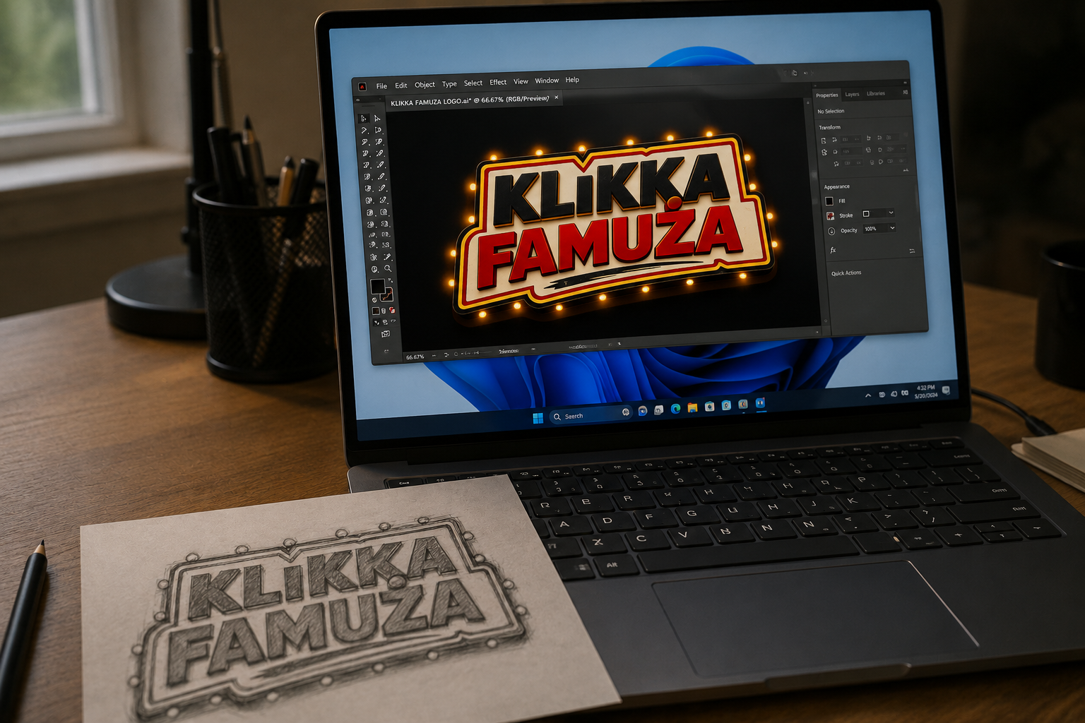 KLIKKA FAMUZA – Logo Digital Transformation